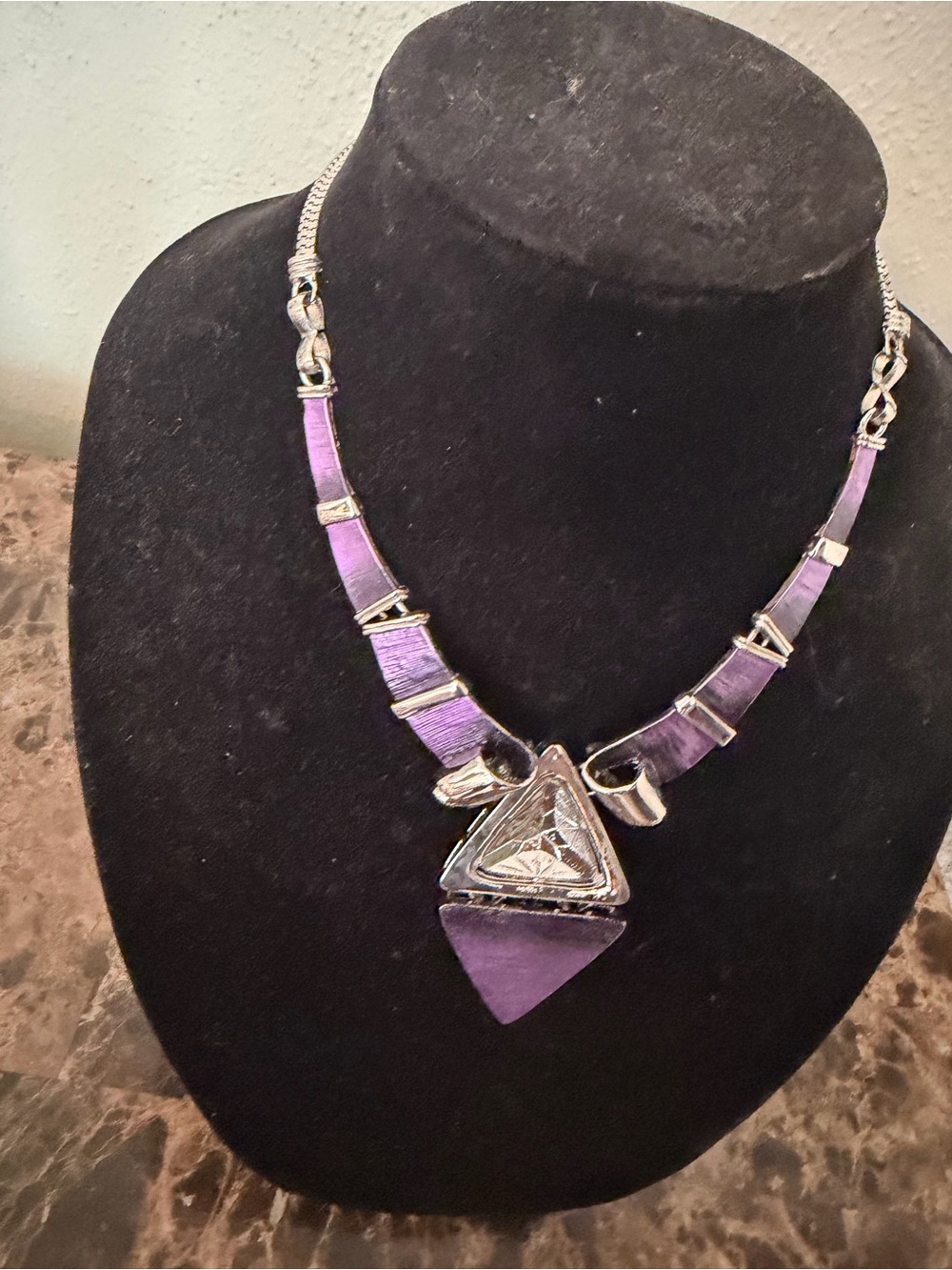 Purple Geometric purple Necklace - Women Jewelry